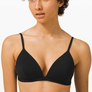 Lululemon Black Deep Sea Swim Triangle Bikini Top